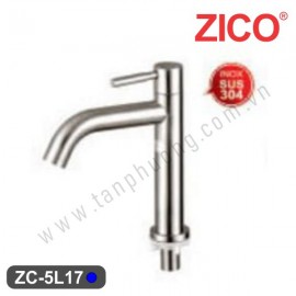 VÒI LAVABO INOX 304 ZICO ZC-5L17 VÒI LAVABO INOX 304 ZICO ZC-5L17